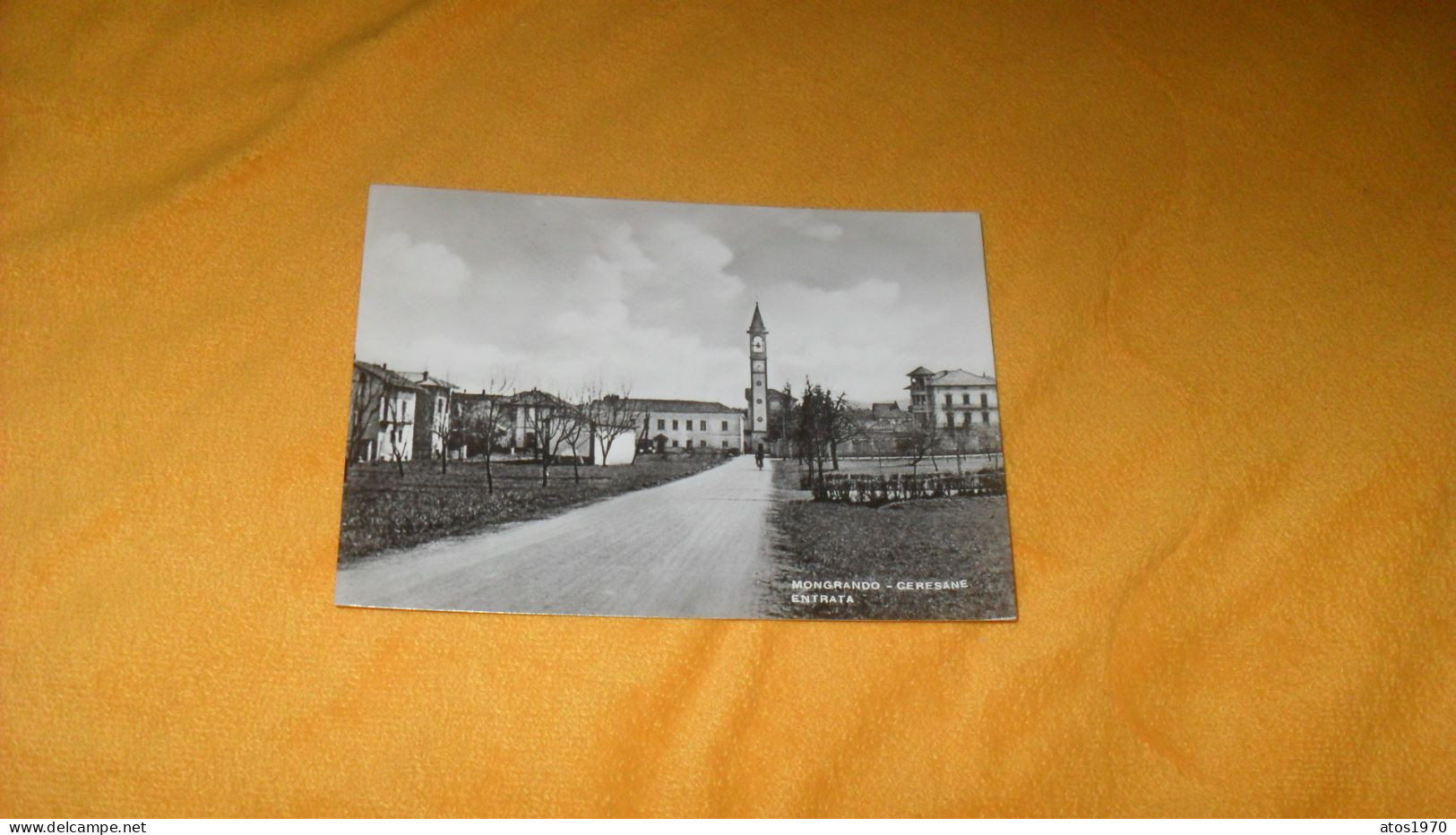 CARTE POSTALE ANCIENNE CIRCULEE DE 1968.../ MONGRANDO.- CERESANE ENTRATA...CACHET + TIMBRE - Autres & Non Classés