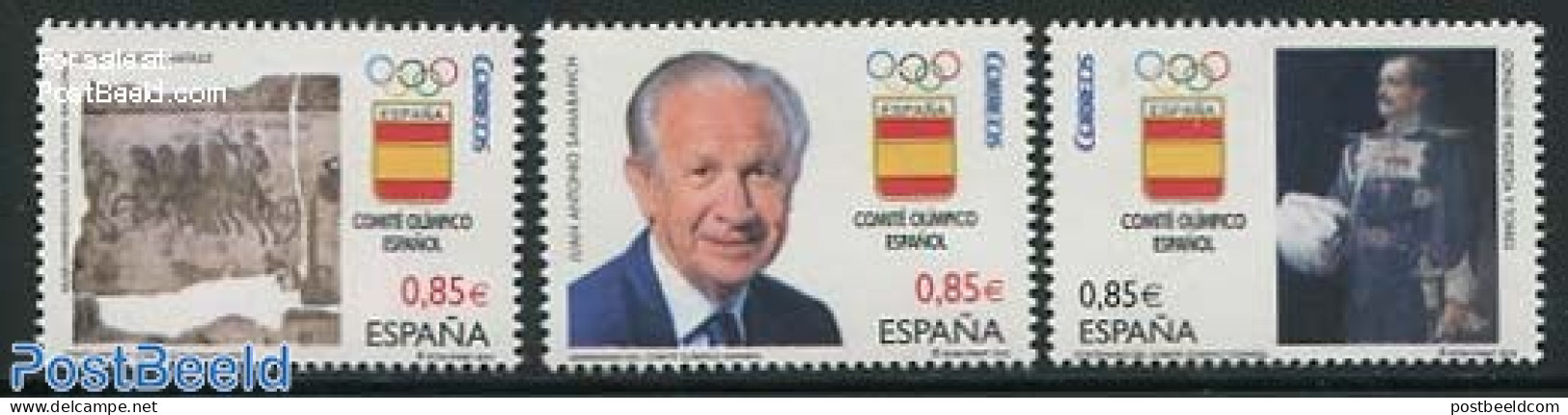 Spain 2012 Spanish Olympic Committee 3v, Mint NH, Nature - Sport - Various - Horses - Olympic Games - Uniforms - Unused Stamps