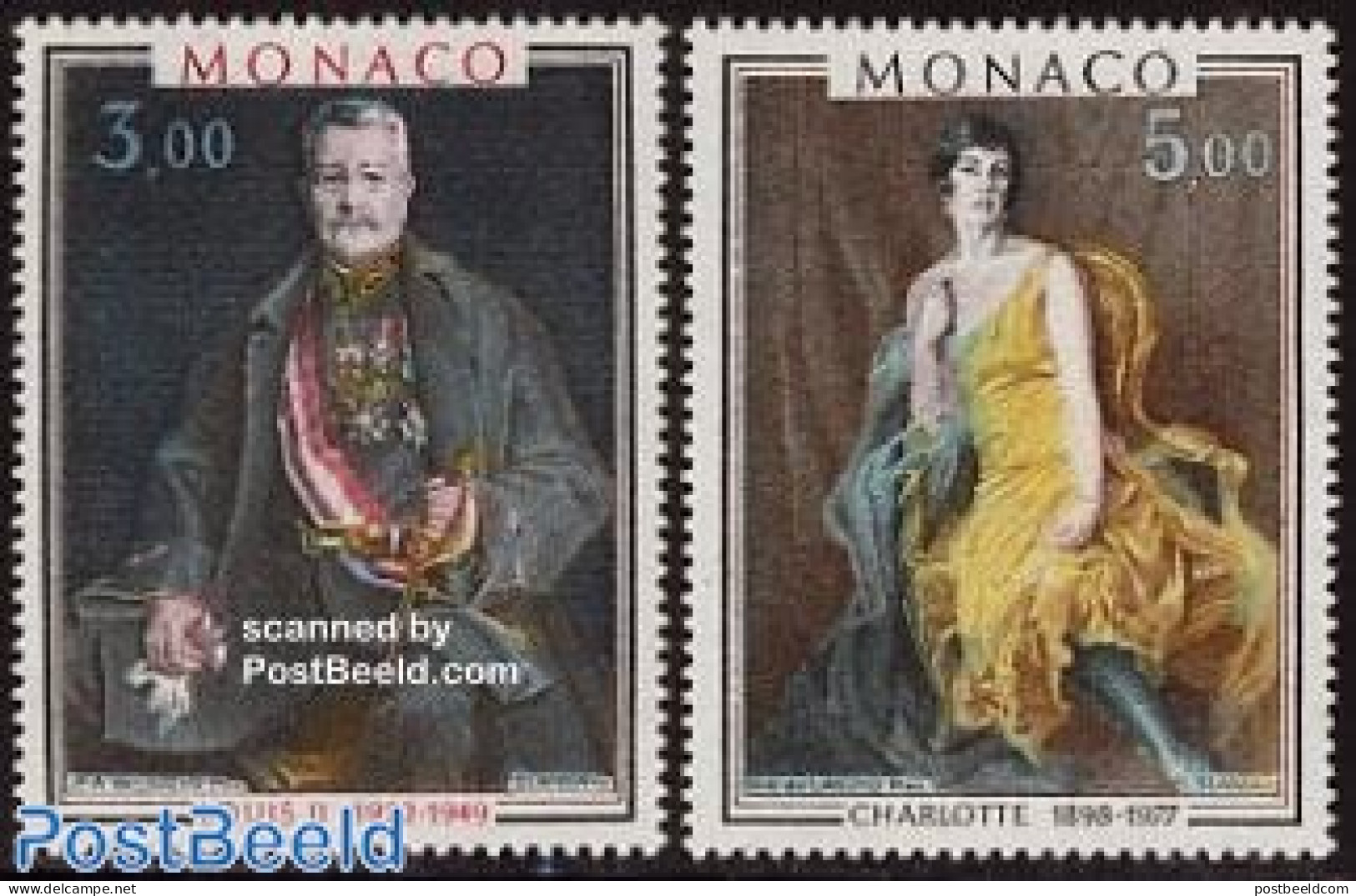 Monaco 1981 Paintings 2v, Mint NH, History - Kings & Queens (Royalty) - Art - Paintings - Unused Stamps