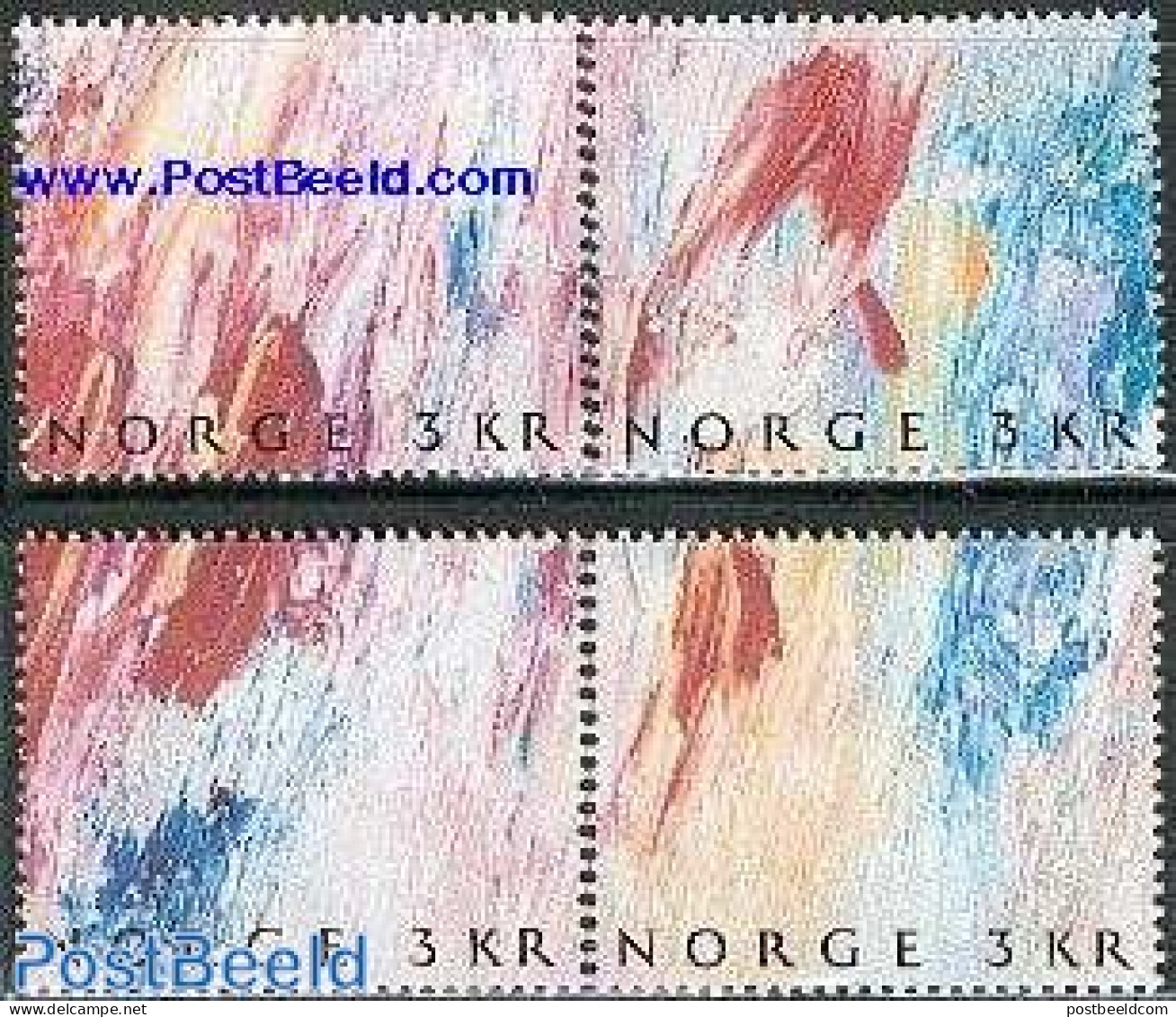 Norway 1989 Stamp Day 4v, Mint NH, Stamp Day - Art - Modern Art (1850-present) - Neufs
