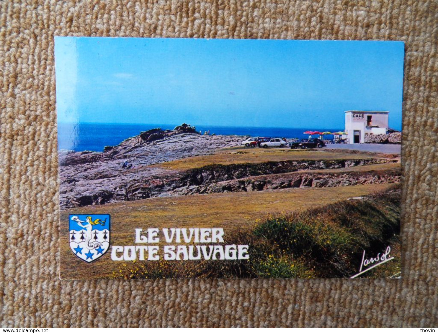 KB11/1113-Quiberon Côte Sauvage 1975 Le Vivier Café Bar - Quiberon