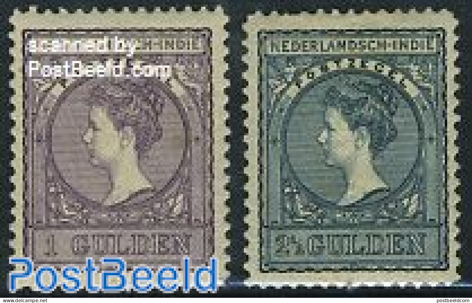 Netherlands Indies 1906 Definitives 2v, Unused (hinged) - Other & Unclassified
