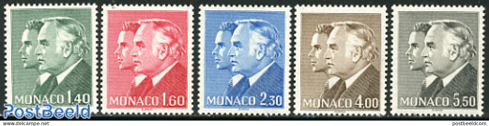Monaco 1981 Definitives 5v, Mint NH - Unused Stamps