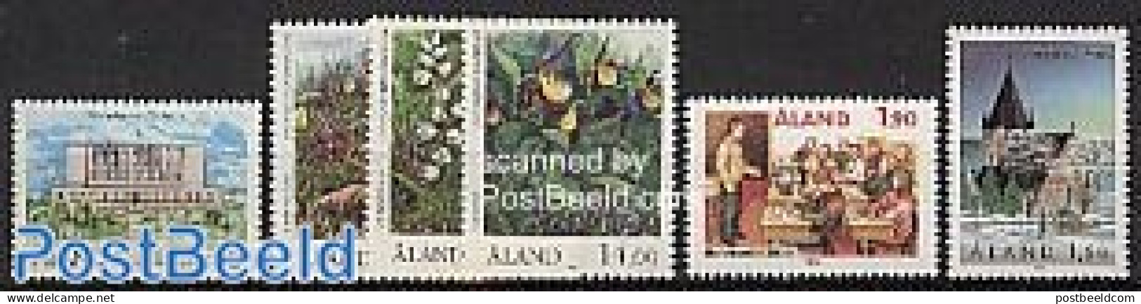 Aland 1989 Yearset 1989 (6v), Mint NH, Various - Yearsets (by Country) - Non Classés