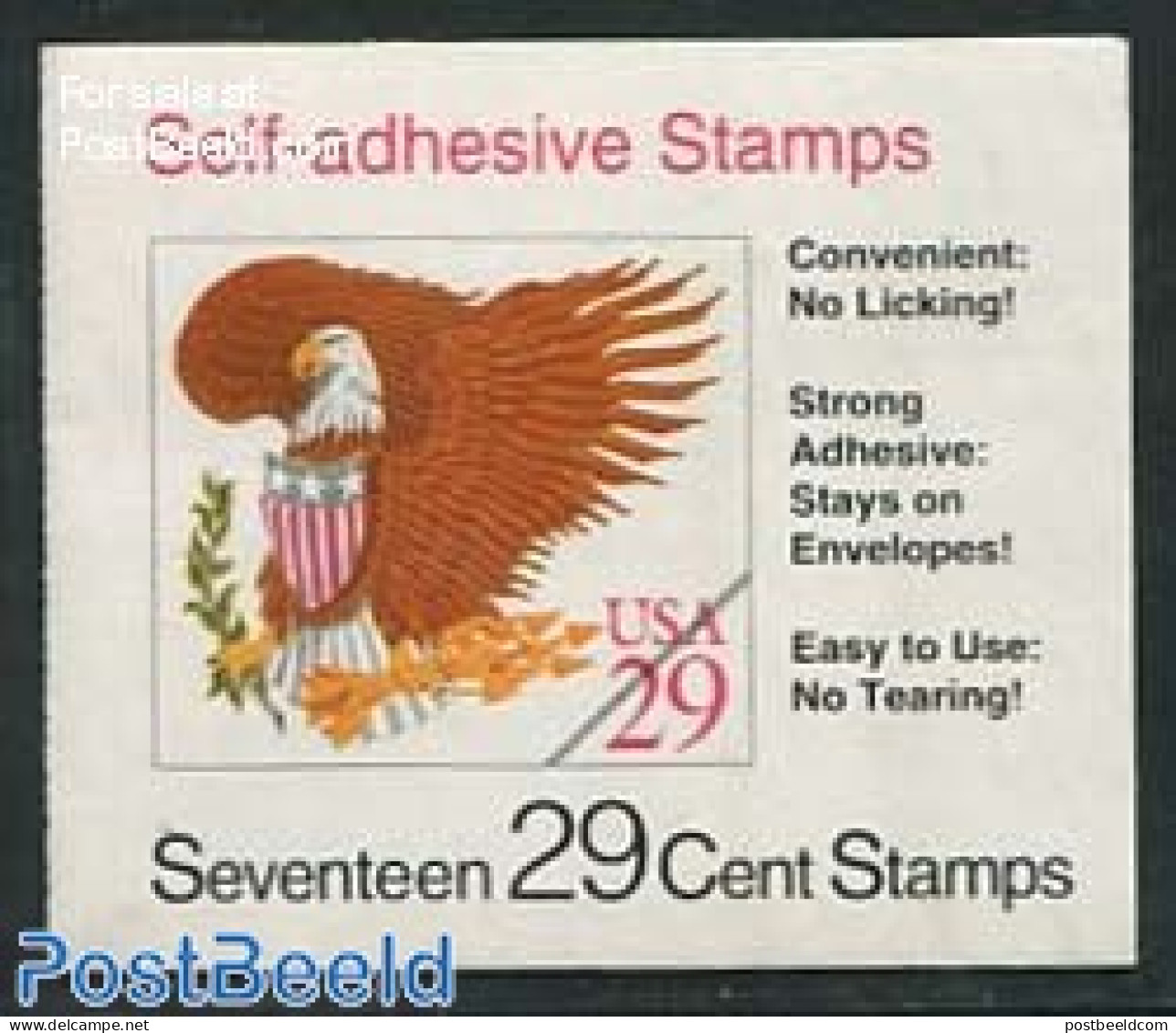 United States Of America 1992 Eagle, Red Digit, Booklet, Mint NH - Unused Stamps