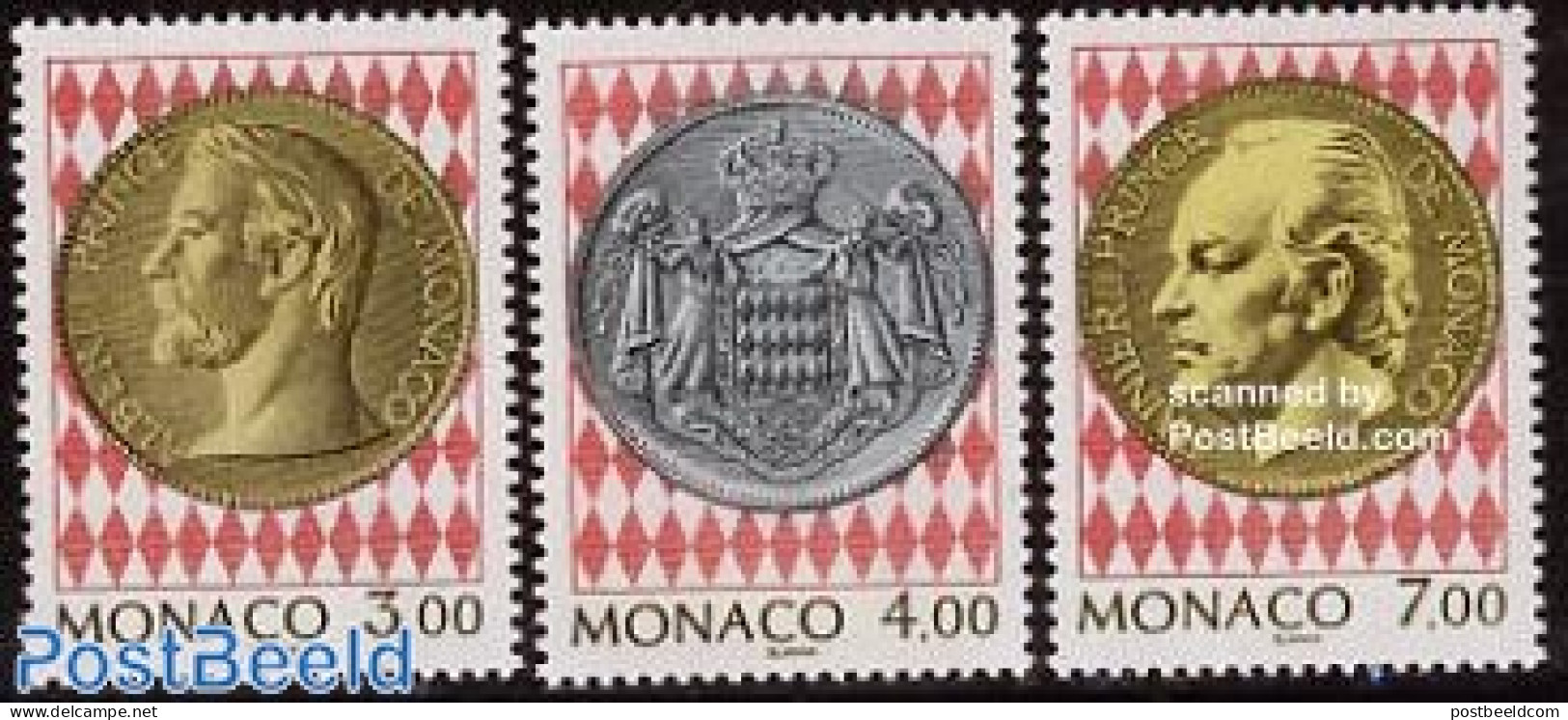 Monaco 1994 Stamp & Coin Museum 3v, Mint NH, Various - Money On Stamps - Art - Museums - Ungebraucht
