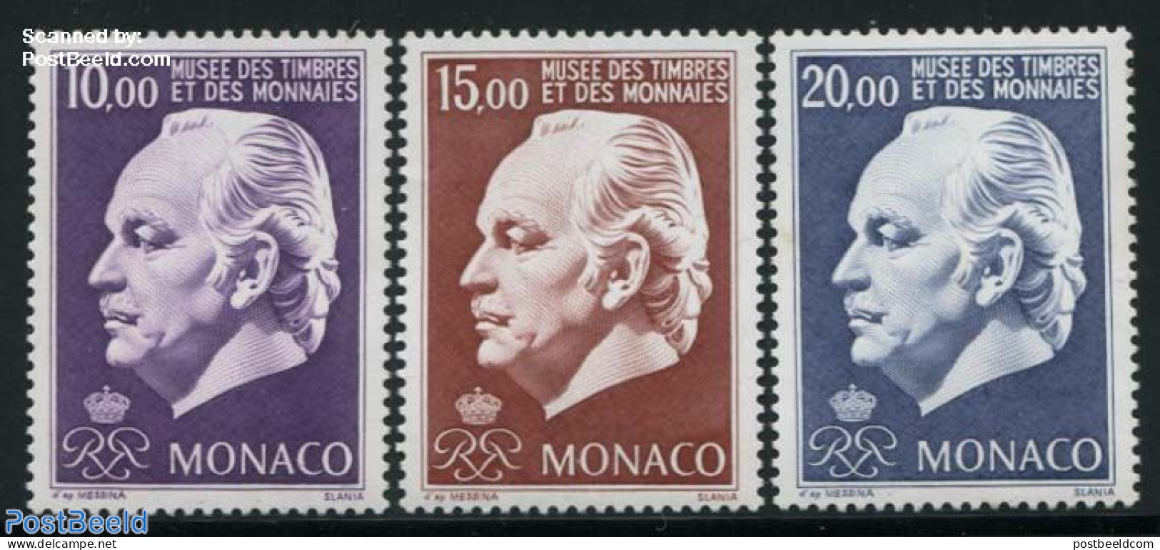 Monaco 1996 Stamp & Coin Museum 3v, Mint NH, Art - Museums - Nuevos