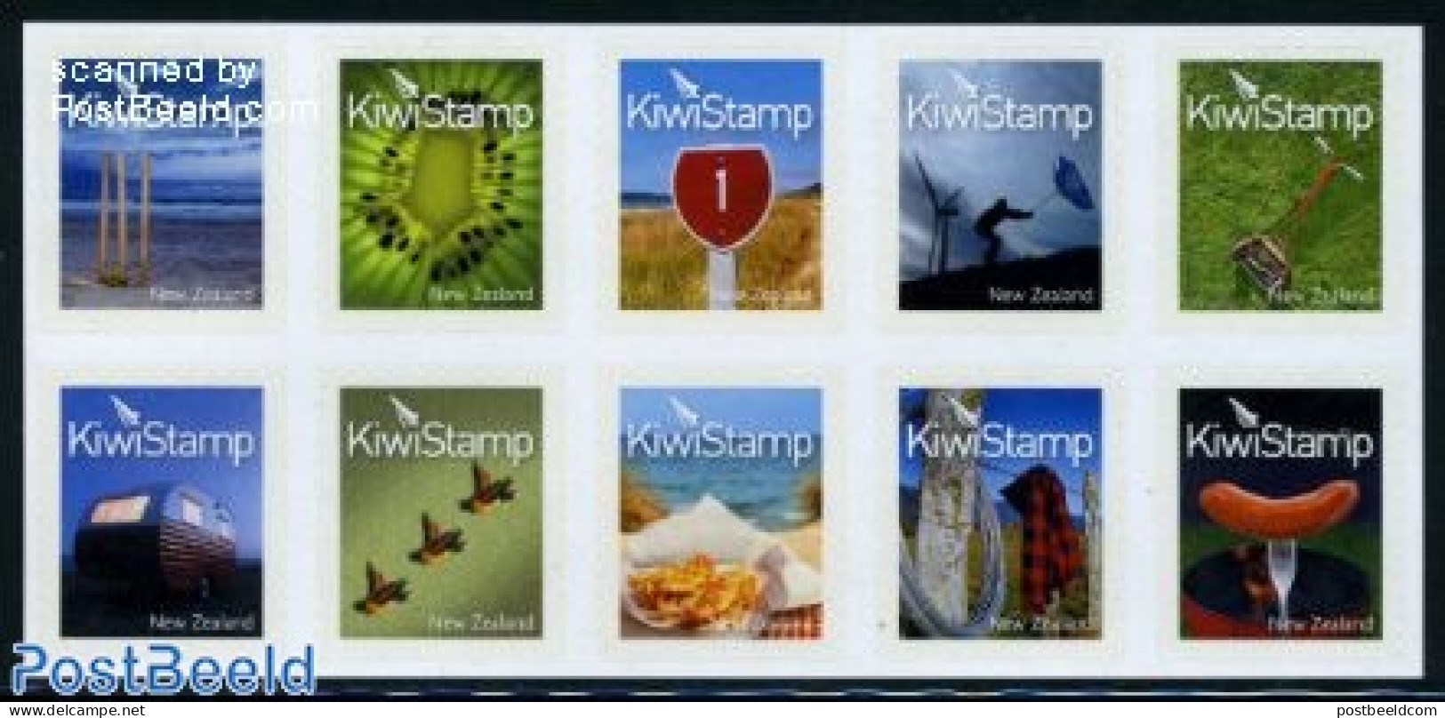 New Zealand 2009 Kiwi Stamps 10v S-a, Mint NH, Health - Nature - Various - Food & Drink - Gardens - Mills (Wind & Wate.. - Ongebruikt