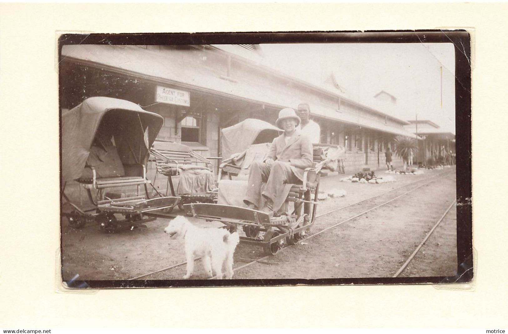 BAIRA - Afrique Du Sud, La Gare (photo En 1929, Format 11,3cm X 6,8cm) - Africa