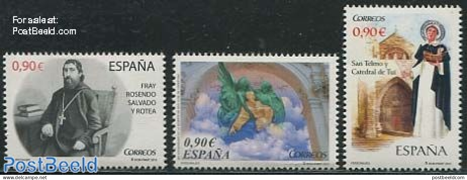 Spain 2013 Religion 3v, Mint NH, Religion - Religion - Unused Stamps