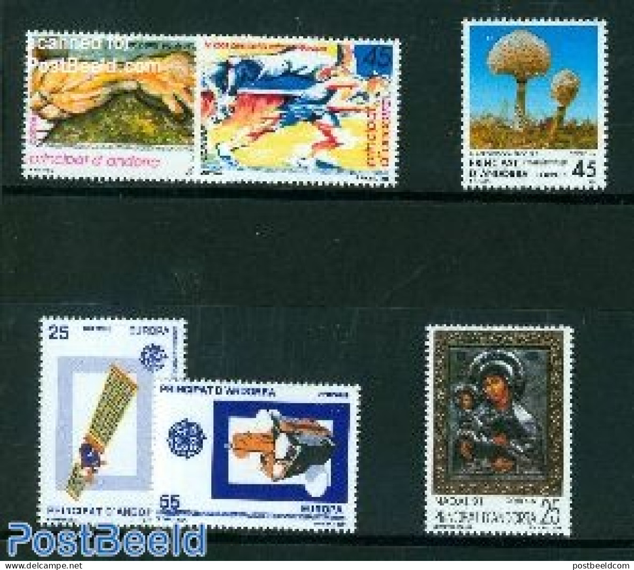 Andorra, Spanish Post 1991 Yearset 1991, Complete, 6v, Mint NH, Various - Yearsets (by Country) - Unused Stamps