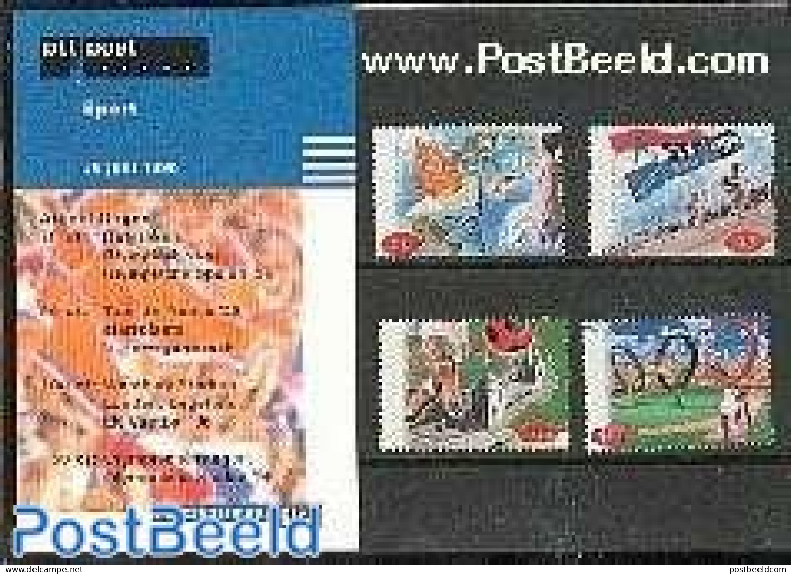 Netherlands 1996 Sports, Presentation Pack 155, Mint NH, Sport - Sport (other And Mixed) - Nuevos