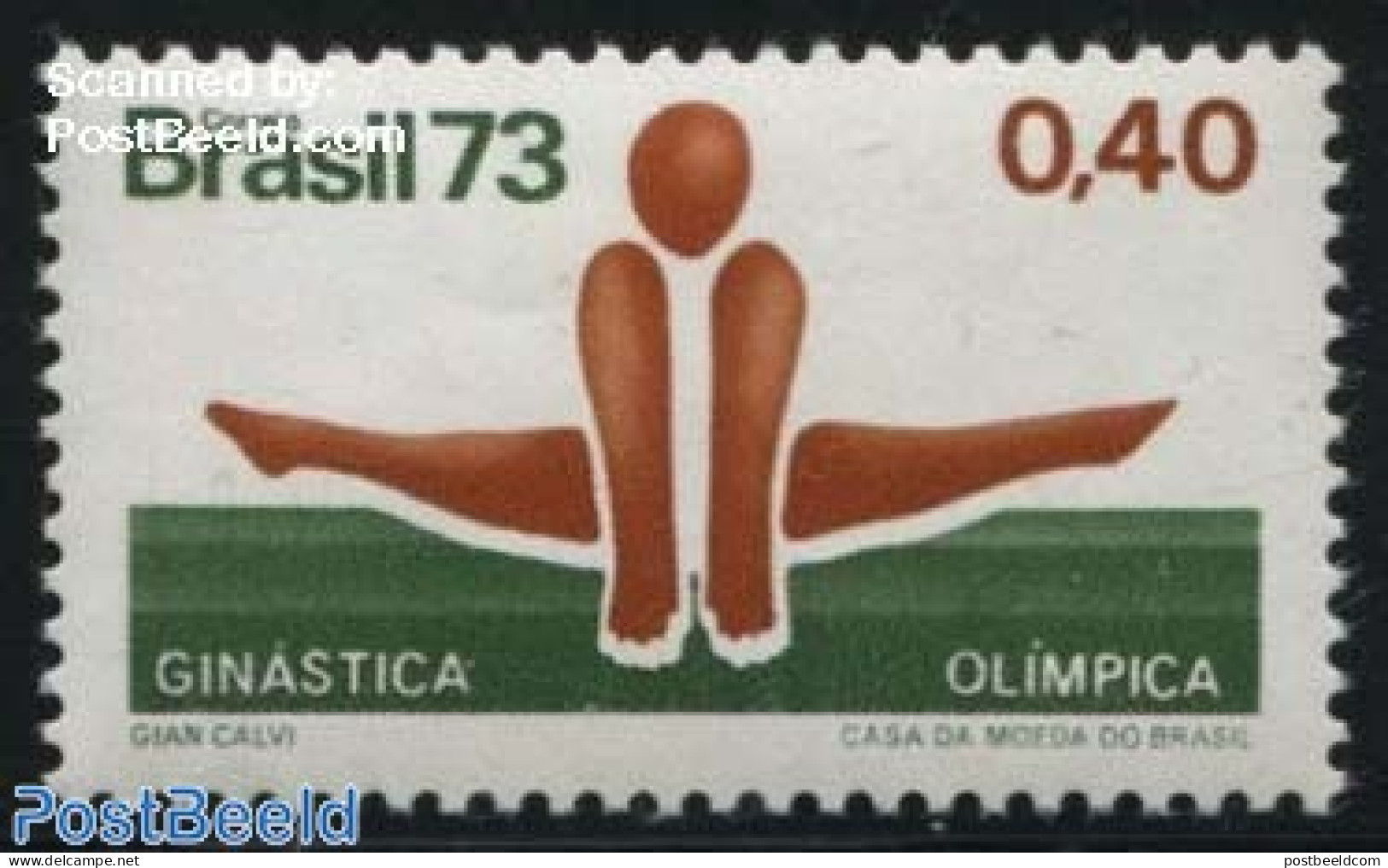 Brazil 1973 Gymnastics 1v, Mint NH, Sport - Gymnastics - Sport (other And Mixed) - Unused Stamps