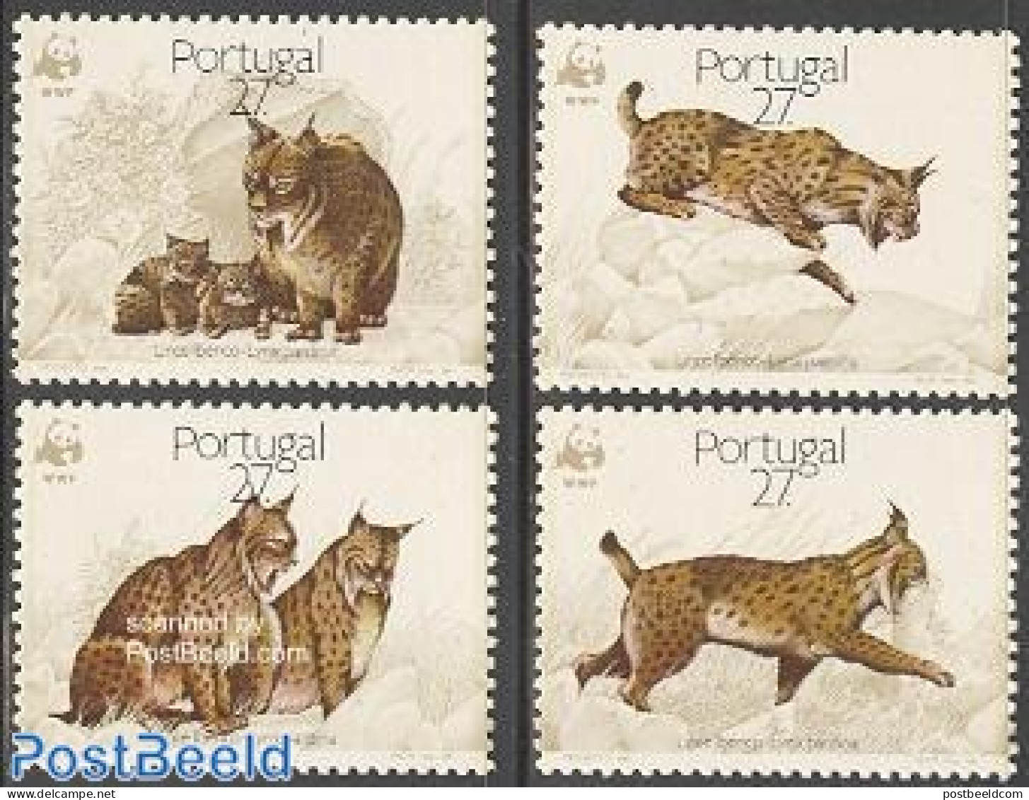 Portugal 1988 WWF 4v, Mint NH, Nature - Cat Family - World Wildlife Fund (WWF) - Nuovi