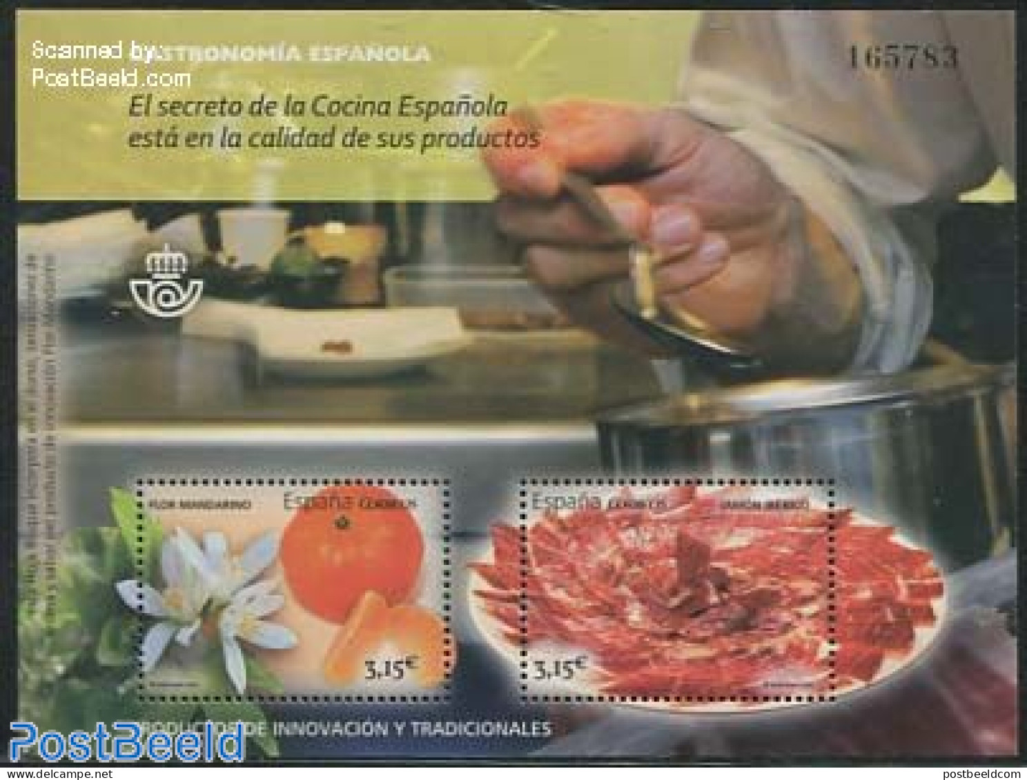 Spain 2014 Gastronomy S/s, Mint NH, Health - Nature - Food & Drink - Flowers & Plants - Neufs