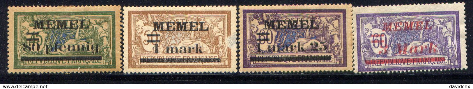 MEMEL, NO.'S 25, 26, 27, AND 40, MH - Europe (Other)