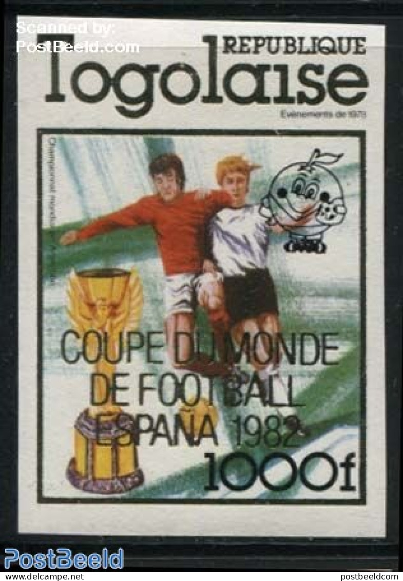 Togo 1980 Worldcup Football 1v, Imperforated, Mint NH, Sport - Football - Togo (1960-...)