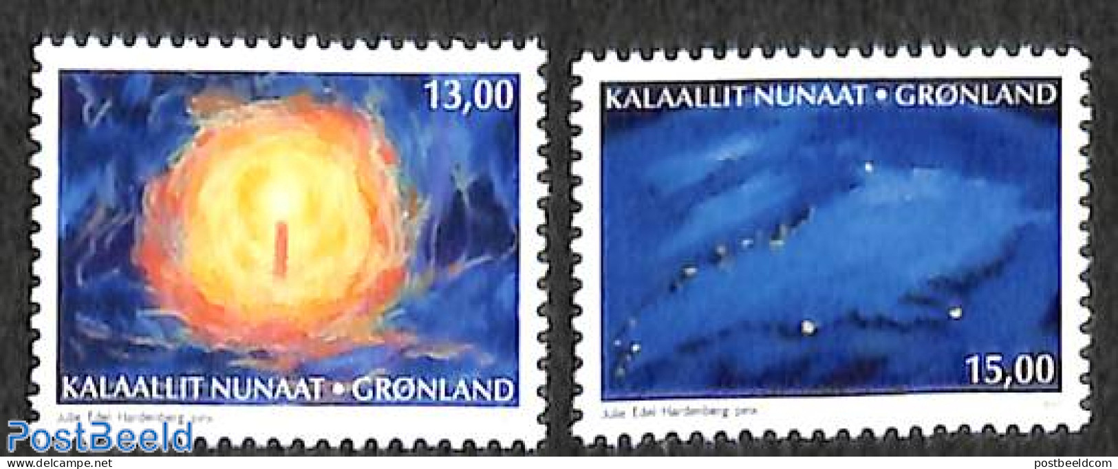 Greenland 2017 Christmas 2v, Mint NH, Religion - Christmas - Unused Stamps