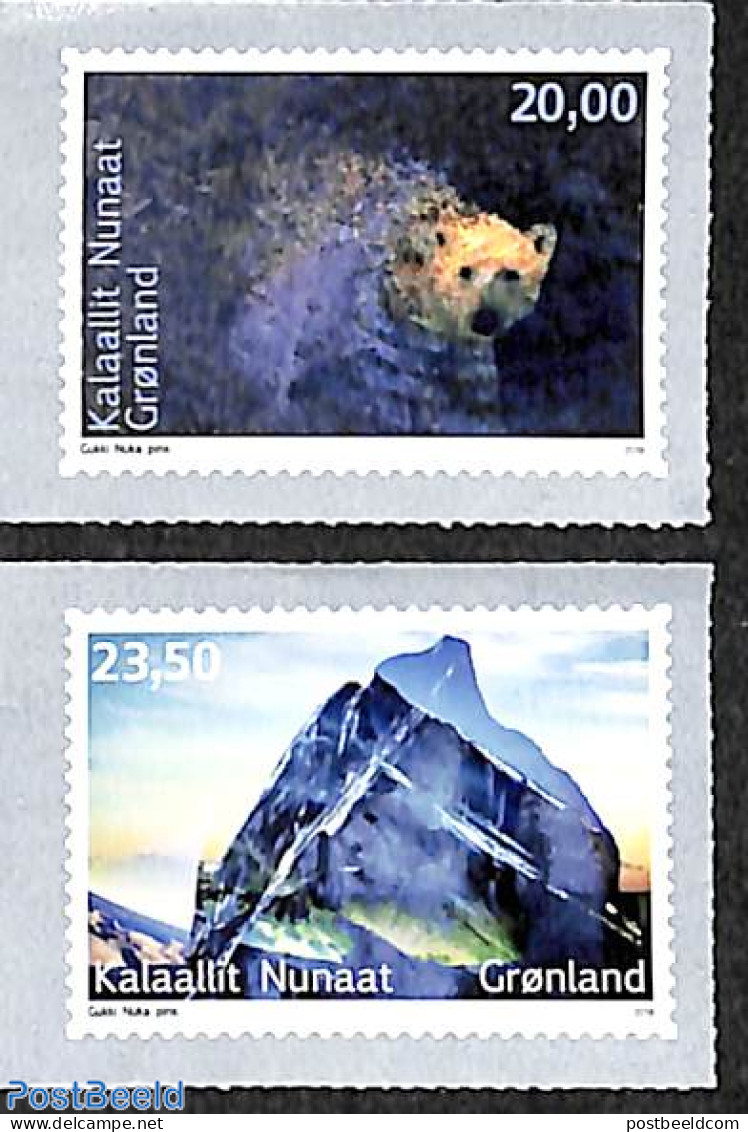 Greenland 2018 Environment 2v S-a, Mint NH, Nature - Bears - Environment - Unused Stamps