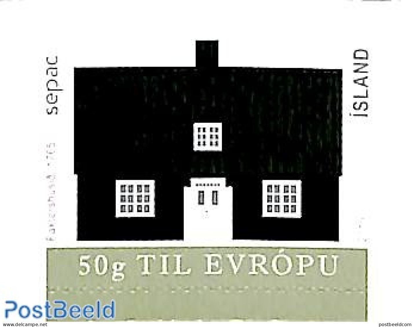 Iceland 2019 SEPAC, Old Houses 1v S-a, Mint NH, History - Sepac - Art - Architecture - Unused Stamps