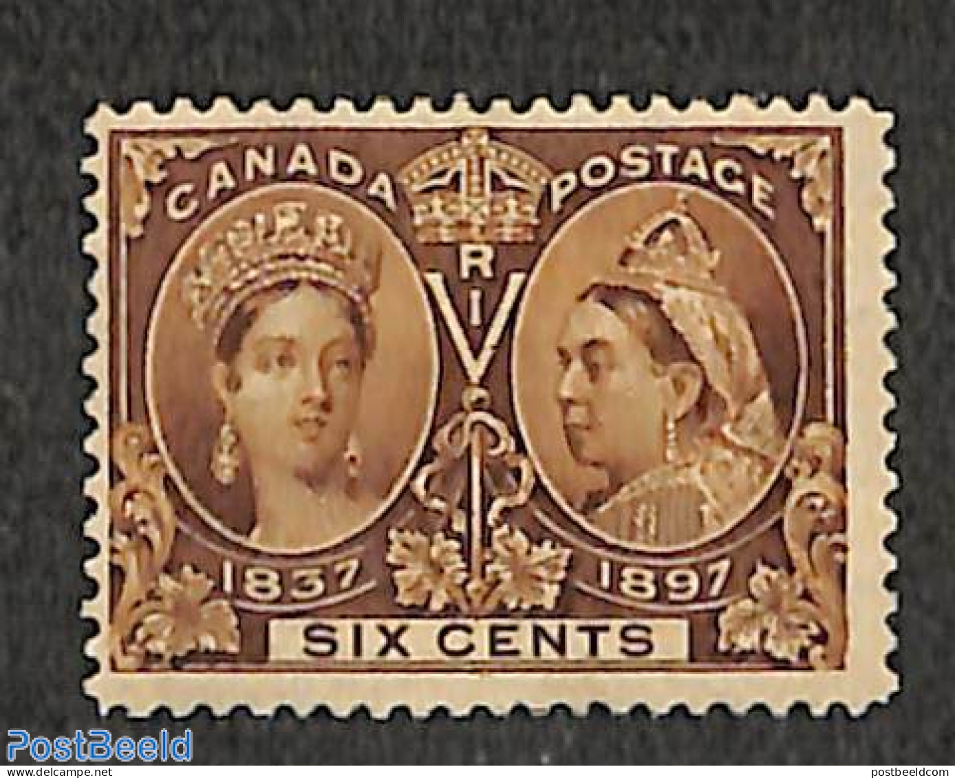 Canada 1897 6c, Stamp Out Of Set, Unused (hinged) - Unused Stamps