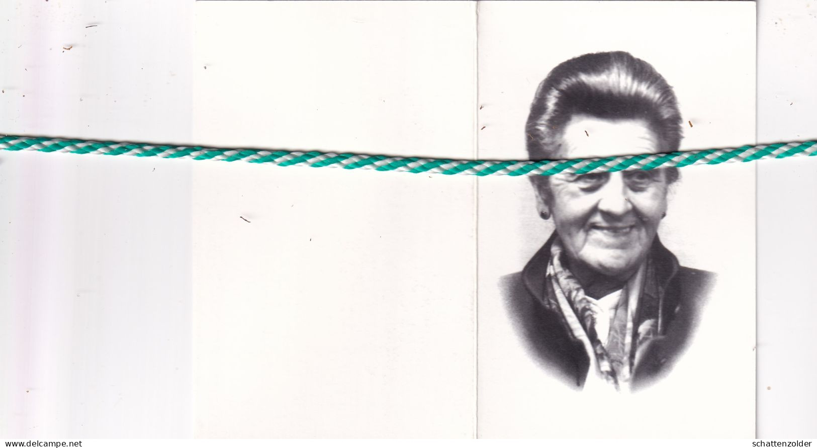 Marguerite Deleu-Maes, Komen 1908, Gent 1994. Foto - Obituary Notices