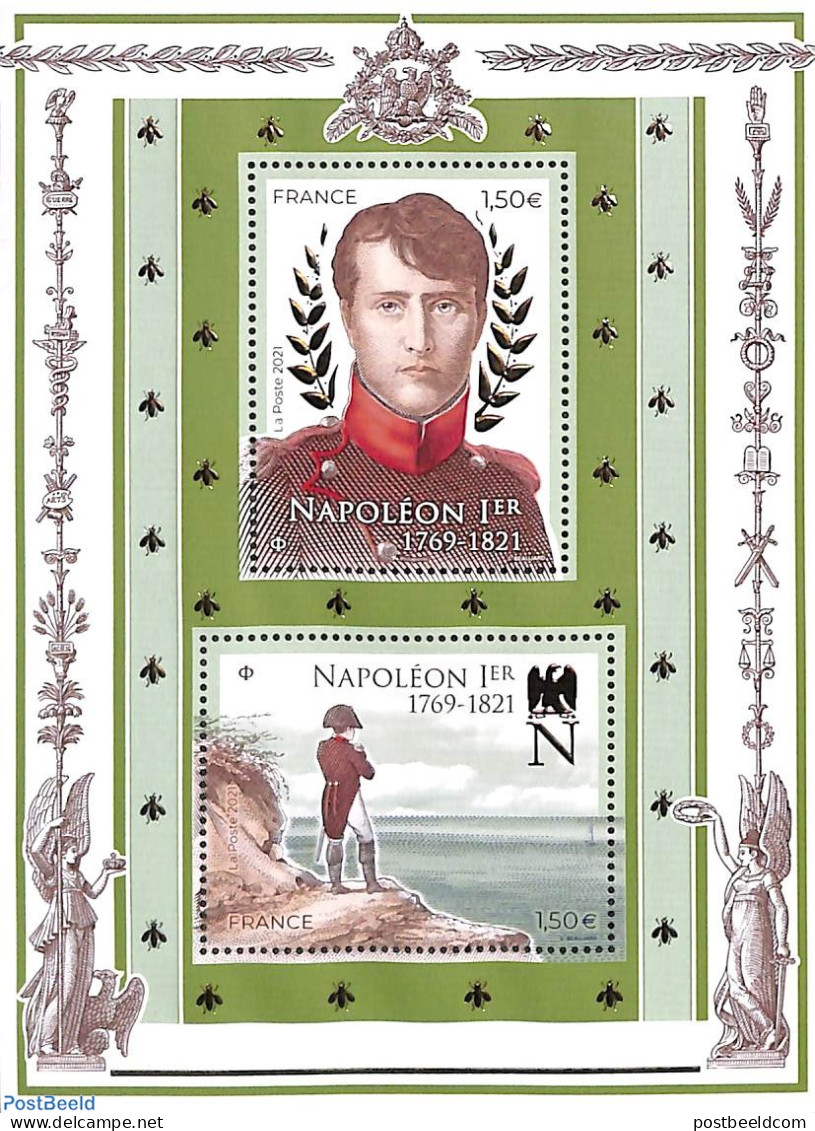 France 2021 Napoleon S/s, Mint NH, History - Napoleon - Neufs