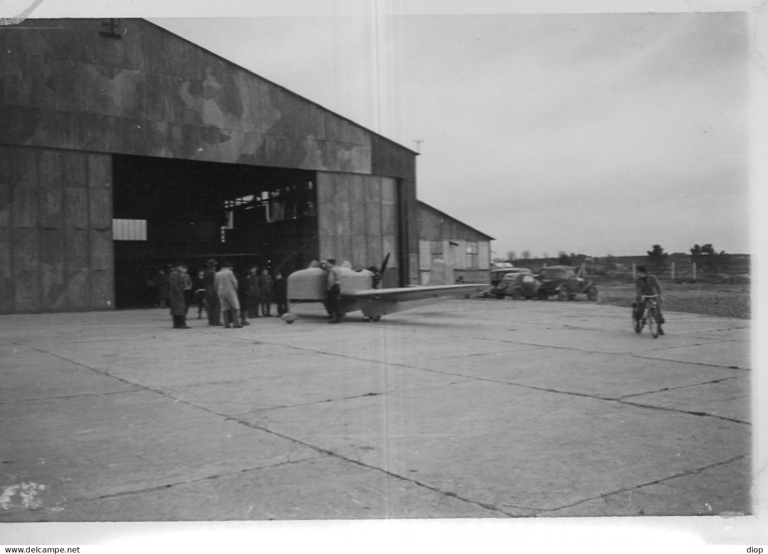 Photographie Photo Vintage Snapshot Avion Aviation Plane - Aviación