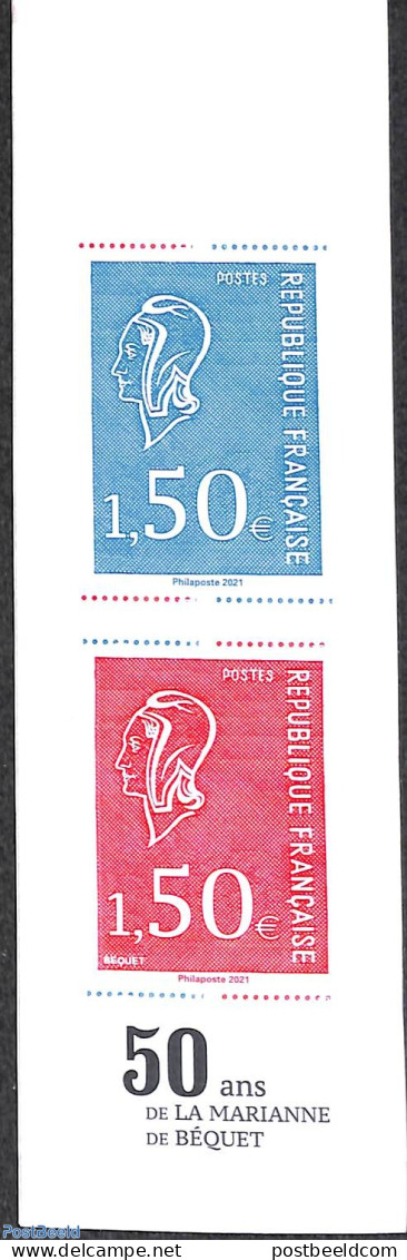 France 2021 Marianne De Bequet From Booklet, Mint NH - Nuovi