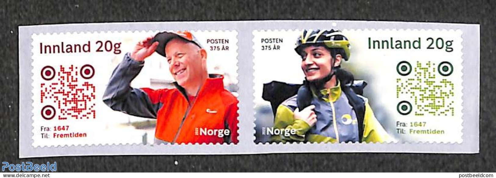 Norway 2022 Post 2v S-a, Mint NH, Post - Unused Stamps