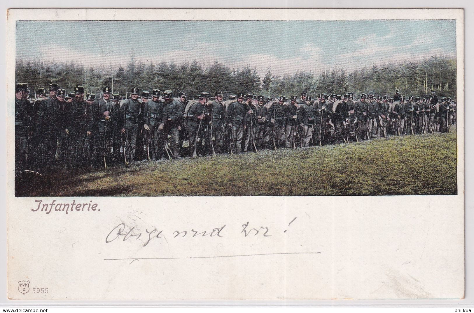 Infantrie - Feldpost Batallion No 44 - Gelaufen 1906 - Autres & Non Classés