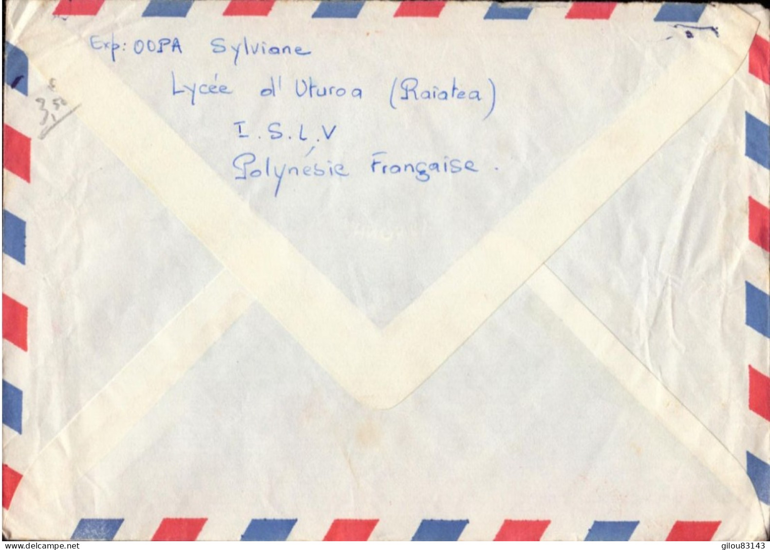 Lettre De Polynesie Francaise, Uturoa-raiatea, Iles Sous Le Vent,  Jeux Olympique D Hiver, Sapporo - 1961-....