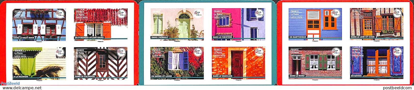 France 2022 Tourism, Windows 12v S-a In Booklet, Mint NH, Various - Stamp Booklets - Tourism - Neufs