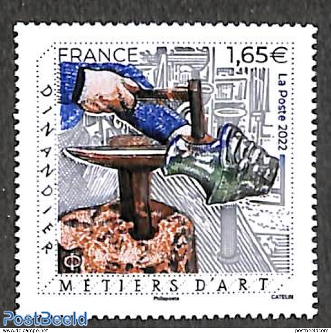 France 2022 Dinandiers, Metiers D'Art 1v, Mint NH, Art - Handicrafts - Unused Stamps