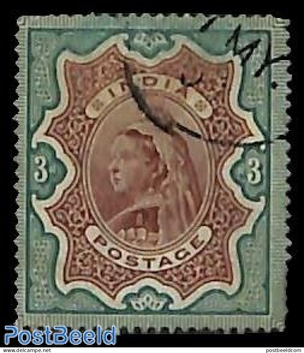 India 1895 3R, Used, Used Or CTO - Gebraucht