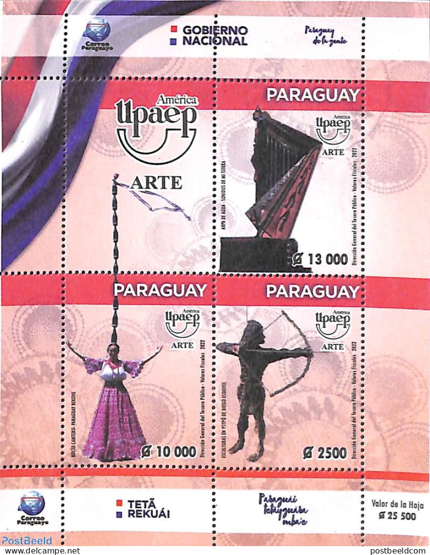 Paraguay 2022 UPAEP, Art S/s, Mint NH, U.P.A.E. - Art - Art & Antique Objects - Paraguay