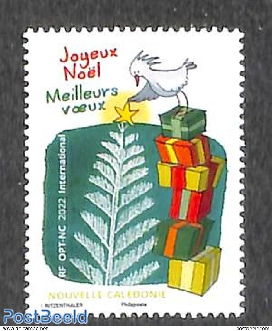 New Caledonia 2022 Christmas 1v, Mint NH, Religion - Christmas - Neufs