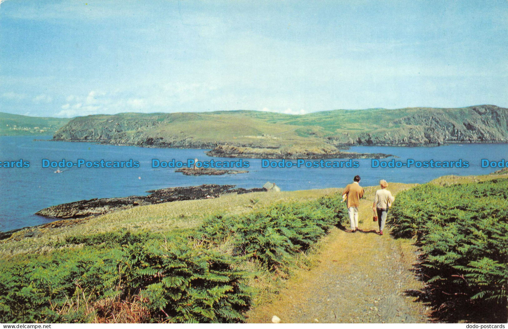 R064252 Calf Sound From Calf Of Man. Isle Of Man. Jarrold. Cotman Color - Monde