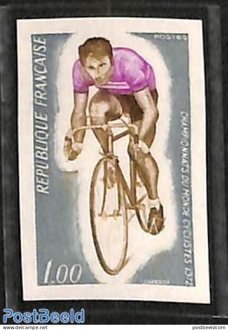 France 1972 WC Cycling 1v, Imperforated, Mint NH, Sport - Cycling - Sport (other And Mixed) - Nuovi