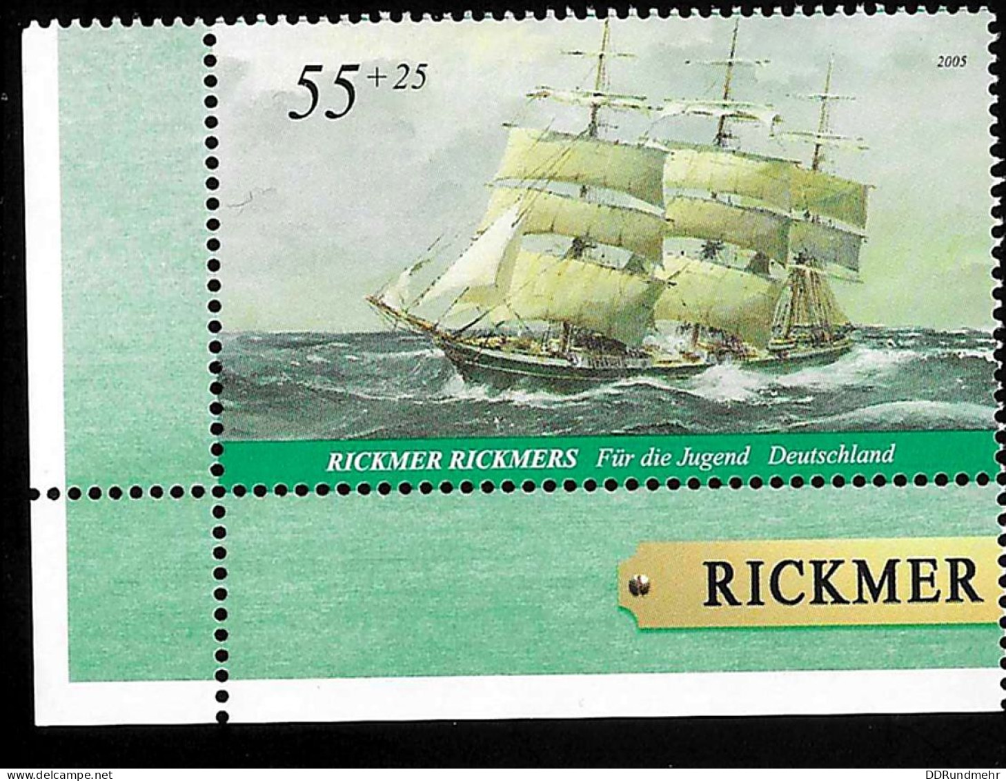 2005 Rickmer  Michel DE 2465 Stamp Number DE B955 Yvert Et Tellier DE 2290 Stanley Gibbons DE 3360 Xx MNH - Ungebraucht