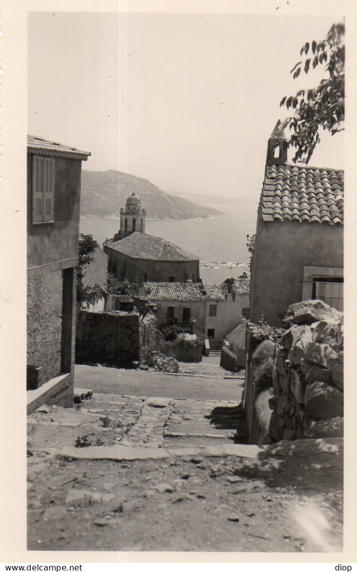 Photographie Photo Vintage Snapshot Corse Cargese  - Lieux
