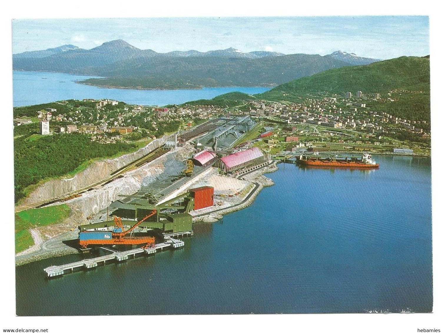 BULK CARRIER In An ORE HARBOR - NARVIK - NORWAY - NORGE - - Norway
