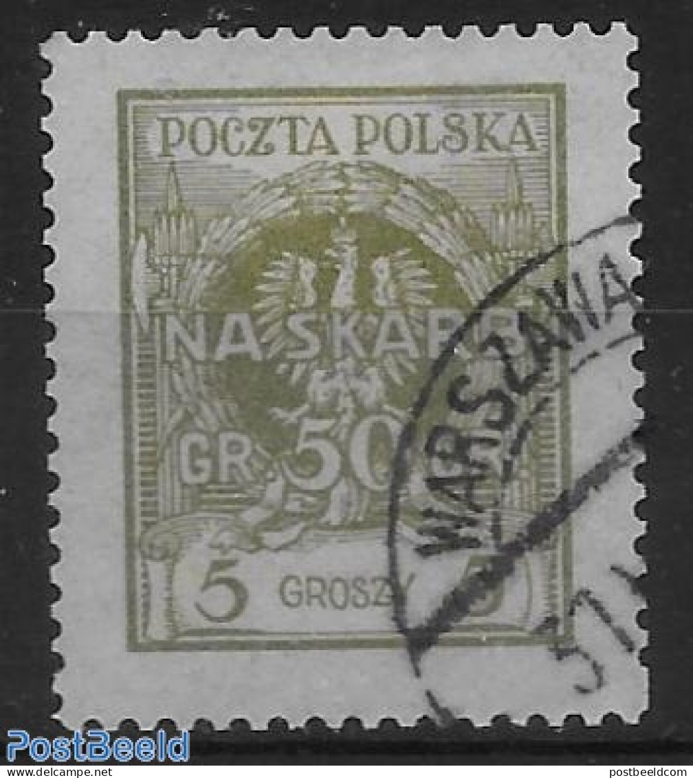 Poland 1925 Stamp Out Of Set. 1 V., Used Or CTO - Gebruikt