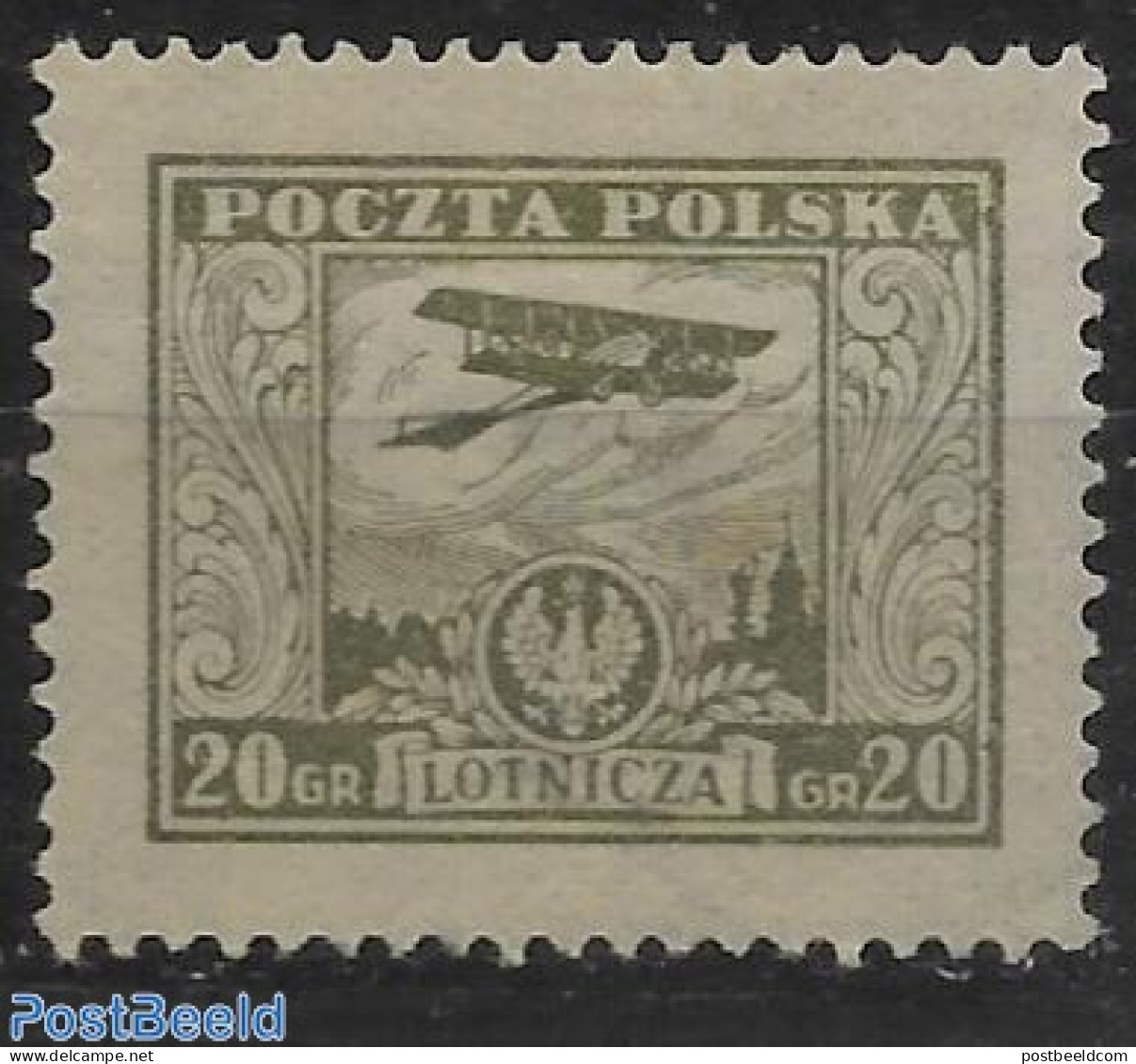 Poland 1925 Stamp Out Of Set. 1 V., Unused (hinged) - Neufs