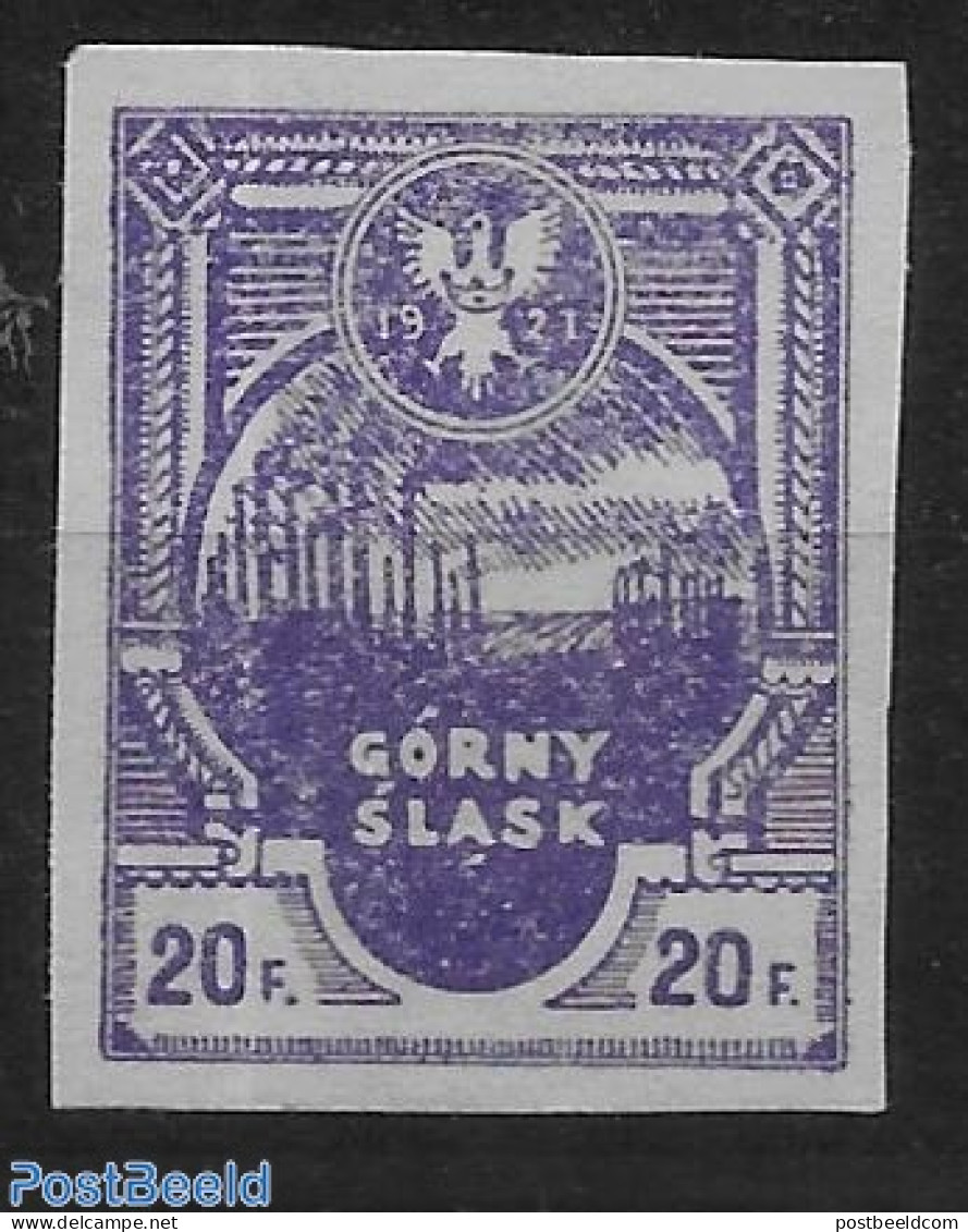 Poland 1921 Stamp Out Of Set. 1 V., Unused (hinged) - Nuovi