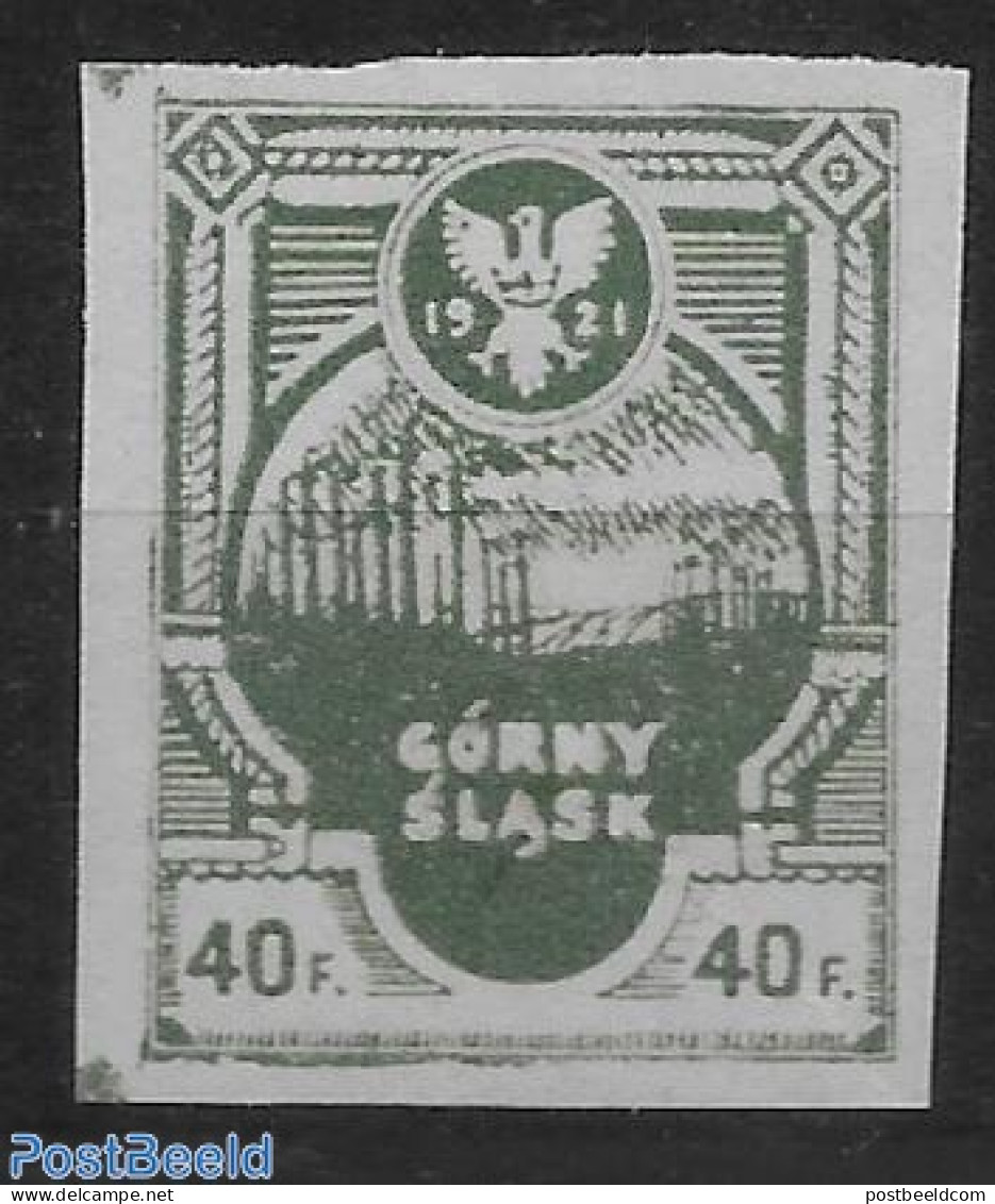 Poland 1921 Stamp Out Of Set. 1 V., Unused (hinged) - Neufs