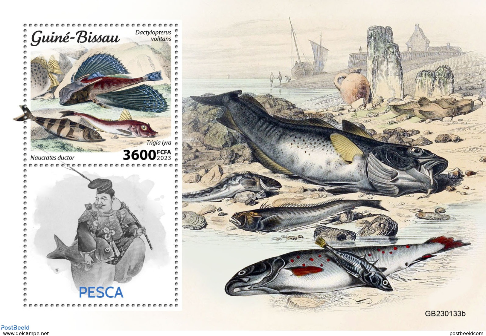Guinea Bissau 2023 Fishes, Mint NH, Nature - Fish - Fishing - Poissons