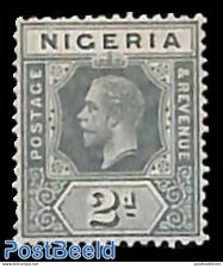 Nigeria 1914 2d, WM Mult. Crown-CA, Greengrey, Stamp Out Of Set, Unused (hinged) - Other & Unclassified