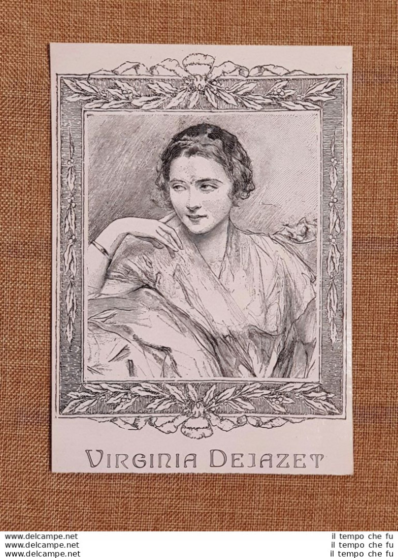 Pauline-Virginie Déjazet Parigi, 1798 1875 Attrice Teatrale Di Francia - Altri & Non Classificati