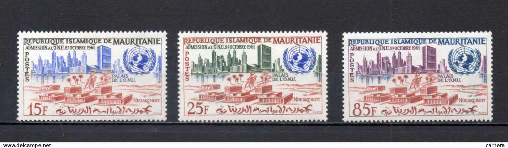 MAURITANIE  N° 156 à 158   NEUFS SANS CHARNIERE   COTE 3.00€     NATIONS UNIES - Mauritania (1960-...)